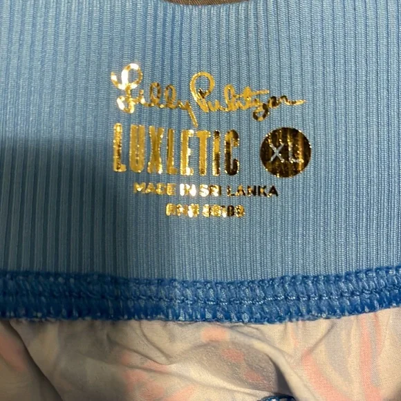 NWT Lilly Pulitzer UPF 50+ Luxletic 28" Run Around Pant - XL - Picture 6 of 7